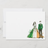 Ireland Couple Wedding Einladung (Rückseite)