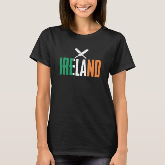 Ireland Cricket Player Cricket Sport T-Shirt (Vorderseite)