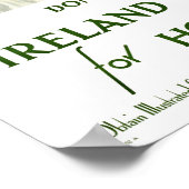 Ireland Donegal restauriert Vintage Travel Poster (Ecke)