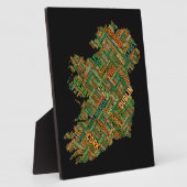 Ireland Eire City Text Map Fotoplatte (Seite)