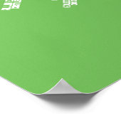 Ireland Eire City Text map Poster (Ecke)