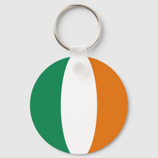 Ireland Fisheye Flag Schlüsselanhänger (Vorderseite)