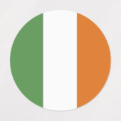 Ireland flag etiketten (Design 1)