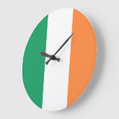 Ireland flag  große wanduhr (Winkel)