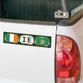 Ireland Flag Map Code Autoaufkleber (Auf Lkw)