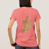 Ireland Flag + Map T - Shirt (Rückseite)