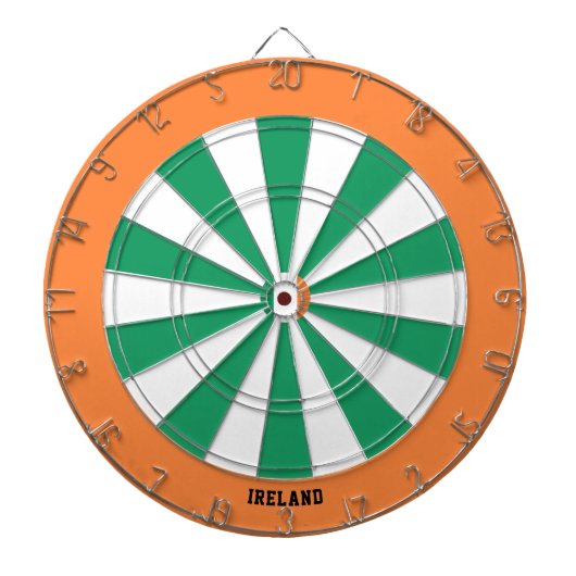 Ireland Flag Patriot's Bullseye Dartscheibe (vorne)