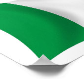 Ireland Flag Poster Print (Ecke)