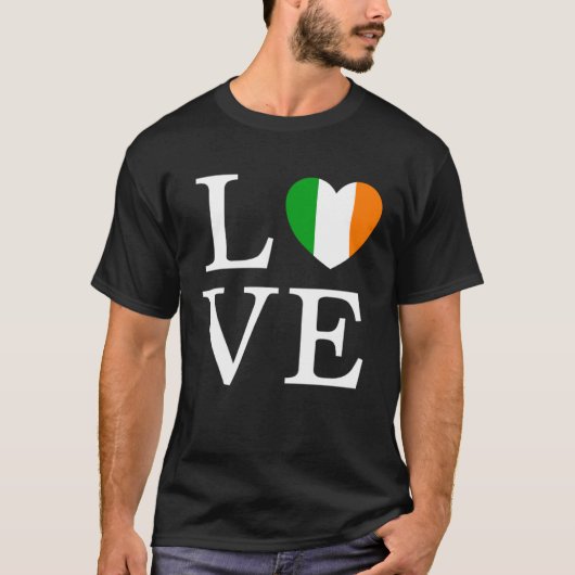 Ireland Flag Travel Vacation St Patrick s Day Iris T-Shirt (Vorderseite)