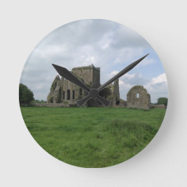 Ireland Hore Abbey Irish Ruins Rock of Cashel Runde Wanduhr
