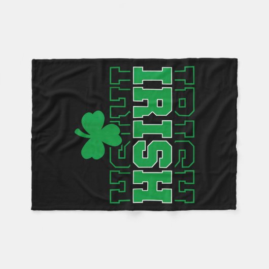 Ireland Irish Ancestry Varsity Style For Men Women Fleecedecke (Vorderseite (Horizontal))