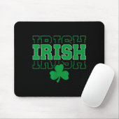 Ireland Irish Ancestry Varsity Style For Men Women Mousepad (Mit Mouse)