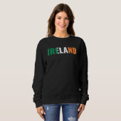 Ireland Irish Home Pride Irish Flag Sweatshirt (Vorne ganz)