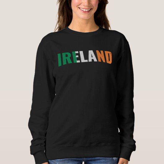 Ireland Irish Home Pride Irish Flag Sweatshirt (Vorderseite)