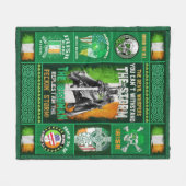Ireland Irishman Replik Kleeblatt	 Fleecedecke (Vorderseite (Horizontal))
