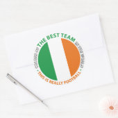 Ireland Irland Art Shield Runder Aufkleber (Umschlag)