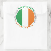 Ireland Irland Art Shield Runder Aufkleber (Tasche)