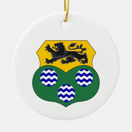 Ireland Landkreis Leitrim Weihnachtsdekoration Keramik Ornament (Vorne)