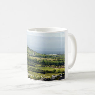 Ireland landscape, Kilfenora, Co. Clare Kaffeetasse
