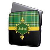 Ireland National Tartan, Customizing with name Laptopschutzhülle (Vorderseite Links)