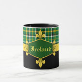 Ireland National Tartan, Customizing with name Tasse (Zentrum)