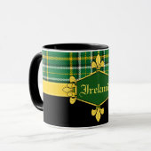 Ireland National Tartan, Customizing with name Tasse (Vorderseite Links)