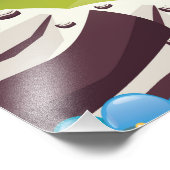 Ireland Pint Travel Poster (Ecke)