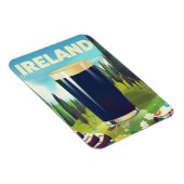 Ireland Pint Travel Poster Magnet (Rechte Seite)