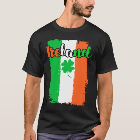 Ireland shamrock St Patrick's Day 1 T-Shirt (Vorderseite)