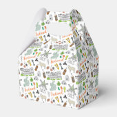 Ireland Sketch Doodle Pattern Geschenkschachtel (Vorderseite)