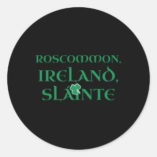 Ireland Slainte C Irish Pride Heritage Landkreis R Runder Aufkleber