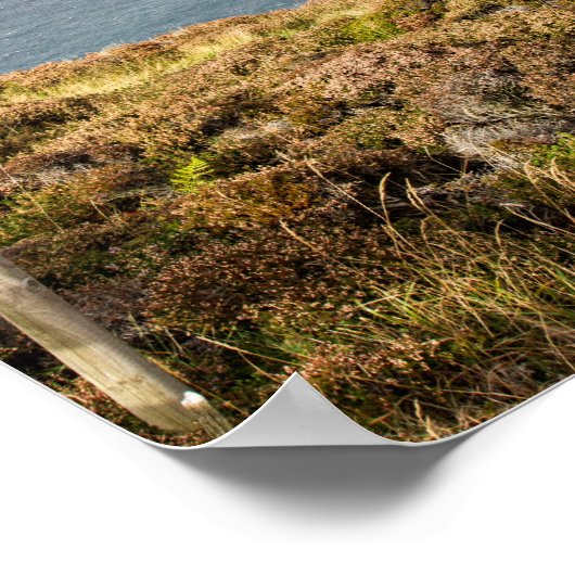 Ireland Slieve League Cliffs Foto Poster (Ecke)