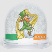 Ireland Snow Globe, Holiday, Harp, Irish Flag Schneekugeln (Rückseite)