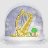 Ireland Snow Globe, Irish Flag, Shamrock / Harp Schneekugeln (Vorderseite)