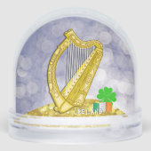 Ireland Snow Globe, Irish Flag, Shamrock / Harp Schneekugeln (Rückseite)