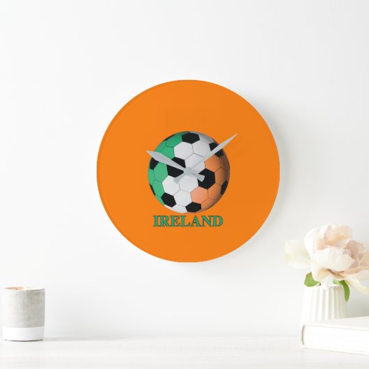 Ireland soccer große wanduhr (Zuhause)