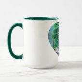 Ireland Souvenir Heart Tasse (Links)