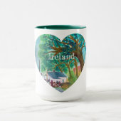 Ireland Souvenir Heart Tasse (Zentrum)