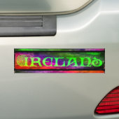 Ireland Sticker, Aufkleber, Regenbogen, bunt Autoaufkleber (Auf Auto)