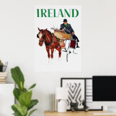 Ireland Travel Vintage Poster (Heimbüro)