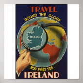 Ireland Vintage Travel Poster (Vorne)