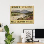 Ireland Vintage Travel Poster Ad Retro Prints (Heimbüro)