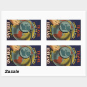 Ireland Vintage Travel Poster Aufkleber (Blatt)