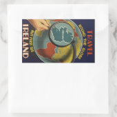 Ireland Vintage Travel Poster Aufkleber (Tasche)