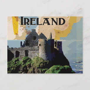 Ireland Vintage Travel Poster Postkarte
