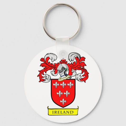 IRELAND-Wappen Schlüsselanhänger (Vorderseite)