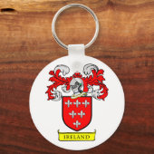 IRELAND-Wappen Schlüsselanhänger (Vorderseite)
