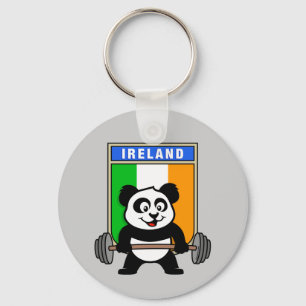 Ireland Weightlifting Panda Schlüsselanhänger