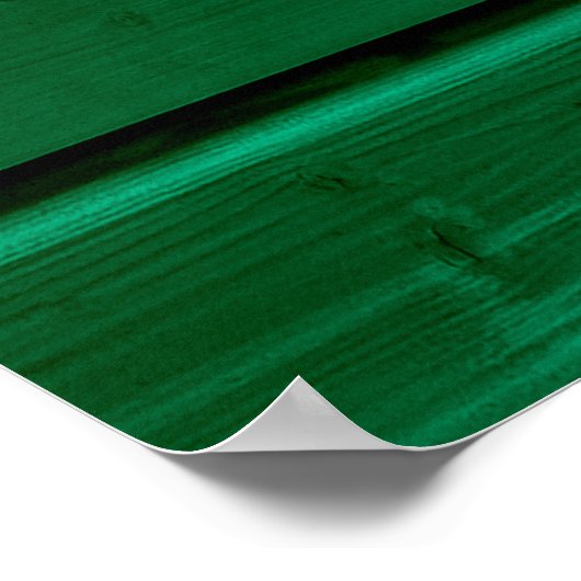 Ireland Woodplank Poster (Ecke)