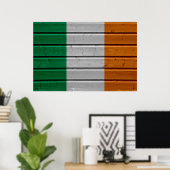 Ireland Woodplank Poster (Heimbüro)